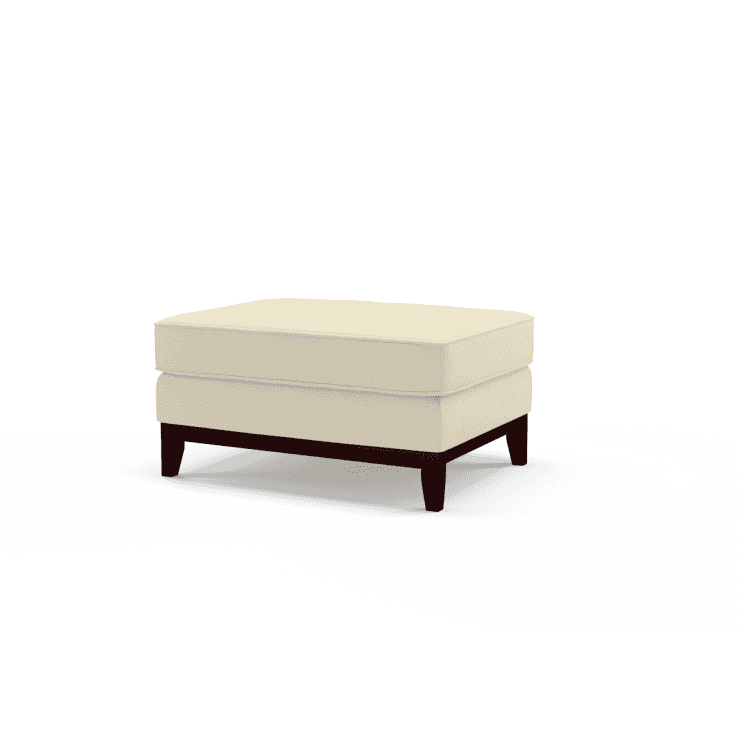 The Saxon Chiswick Large Footstool | Handcrafted British Upholstered Footstool - EB London