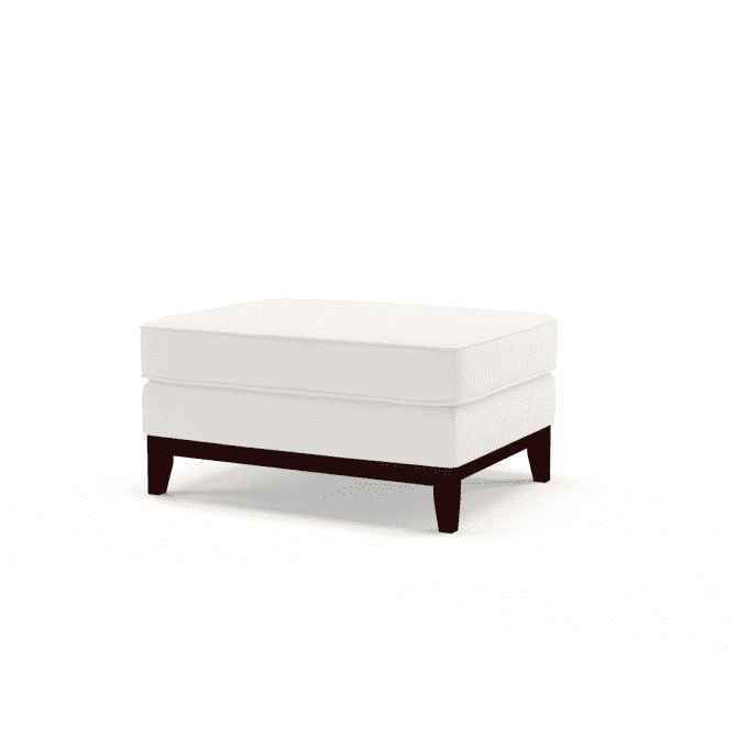 The Saxon Chiswick Large Footstool | Handcrafted British Upholstered Footstool - EB London