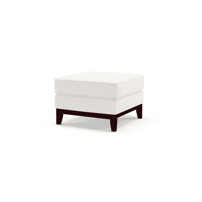 The Saxon Chiswick Medium Footstool | Handcrafted British Upholstered Footstool - EB London