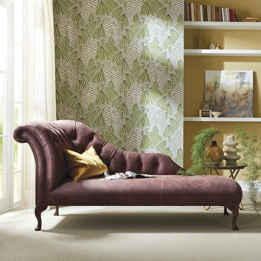 The Saxon Heritage Blenheim Chaise | Handcrafted British Upholstered Chaise Lounge - EB London