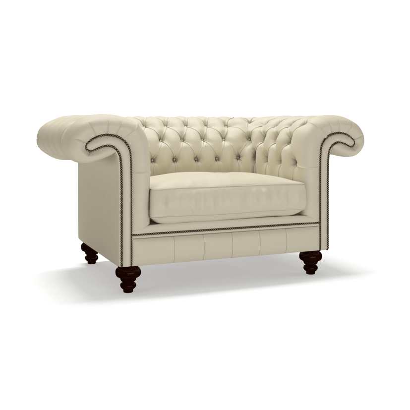 The Saxon Heritage Rochester 1.5 Seater Sofa | Hand - Burnished British Sofa - EB London