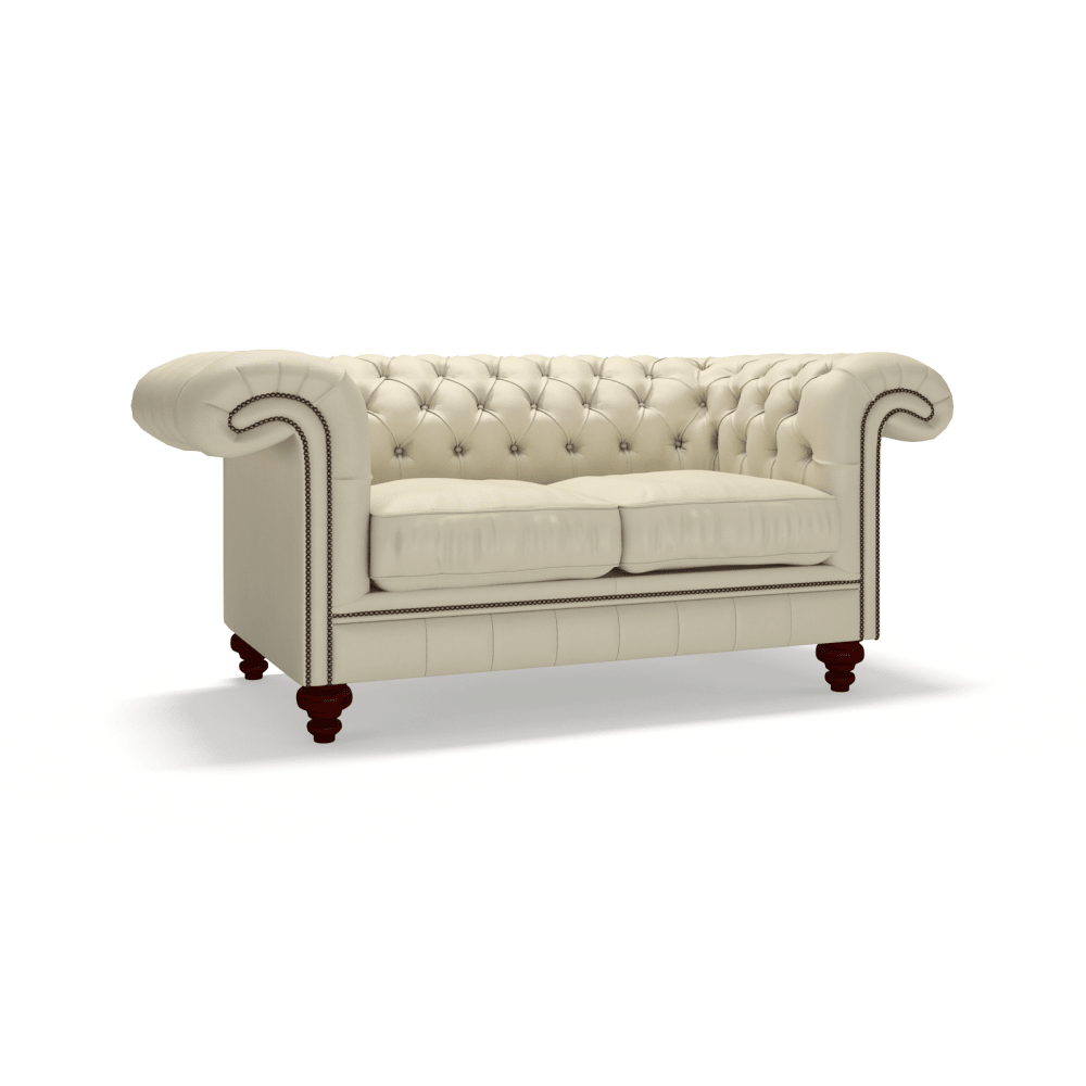 The Saxon Heritage Rochester 2 Seater Sofa | Hand - Burnished British Sofa - EB London