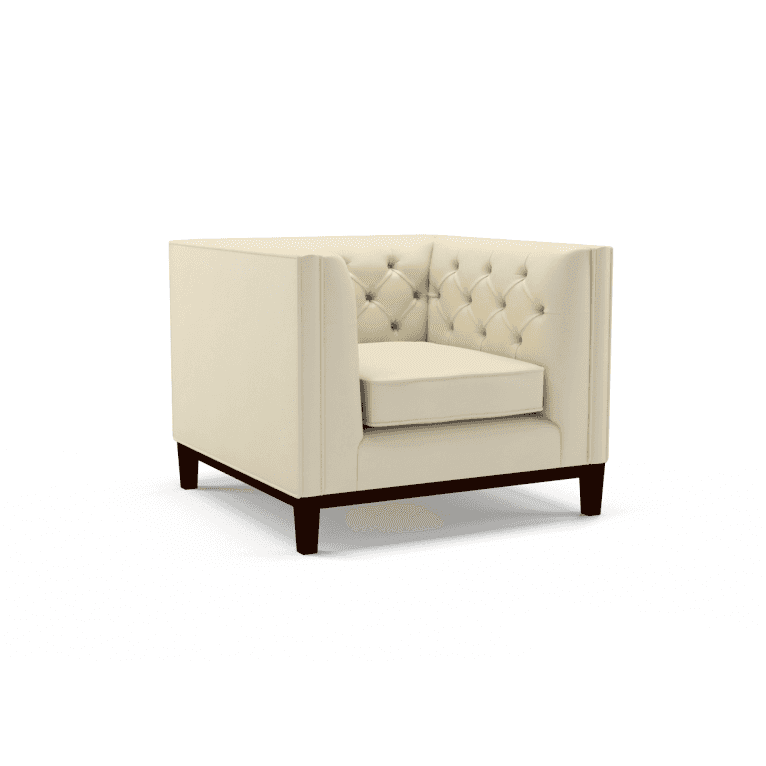 The Saxon Heritage Sloane Chair | Handcrafted British Leather Chesterfield - EB London