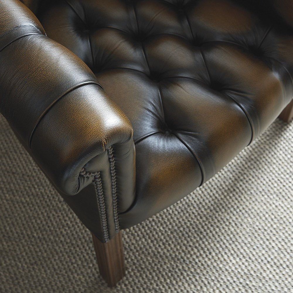The Saxon Premium Harris Tub Chair | Handcrafted British Upholstered Accent Chair - EB London