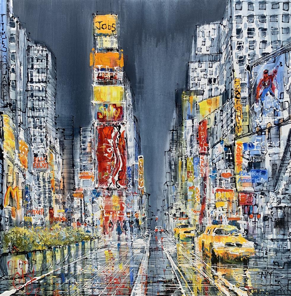 Times Square Rush Hour by Nigel Cooke - EB London