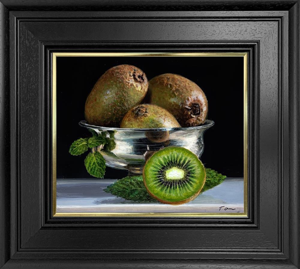 Tony Owens | Kiwi In Silver Bowl | Original British Art - EB London