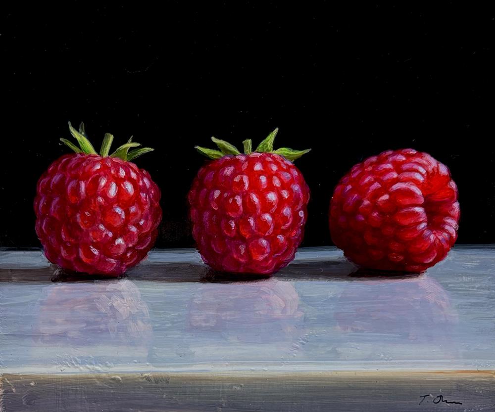 Tony Owens | Three Raspberries | Original British Art - EB London