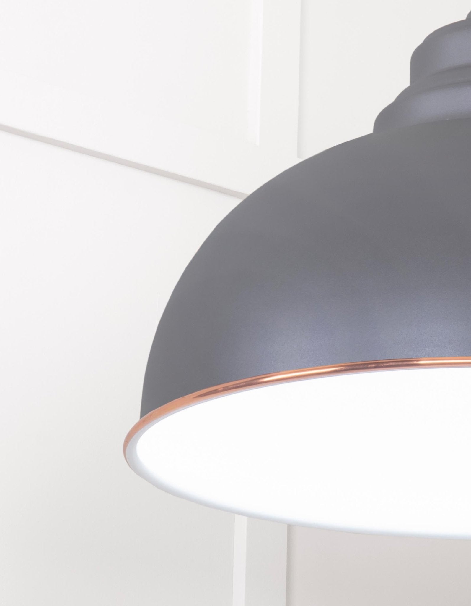 White Gloss Harborne Pendant | Bluff - From The Anvil - EB London