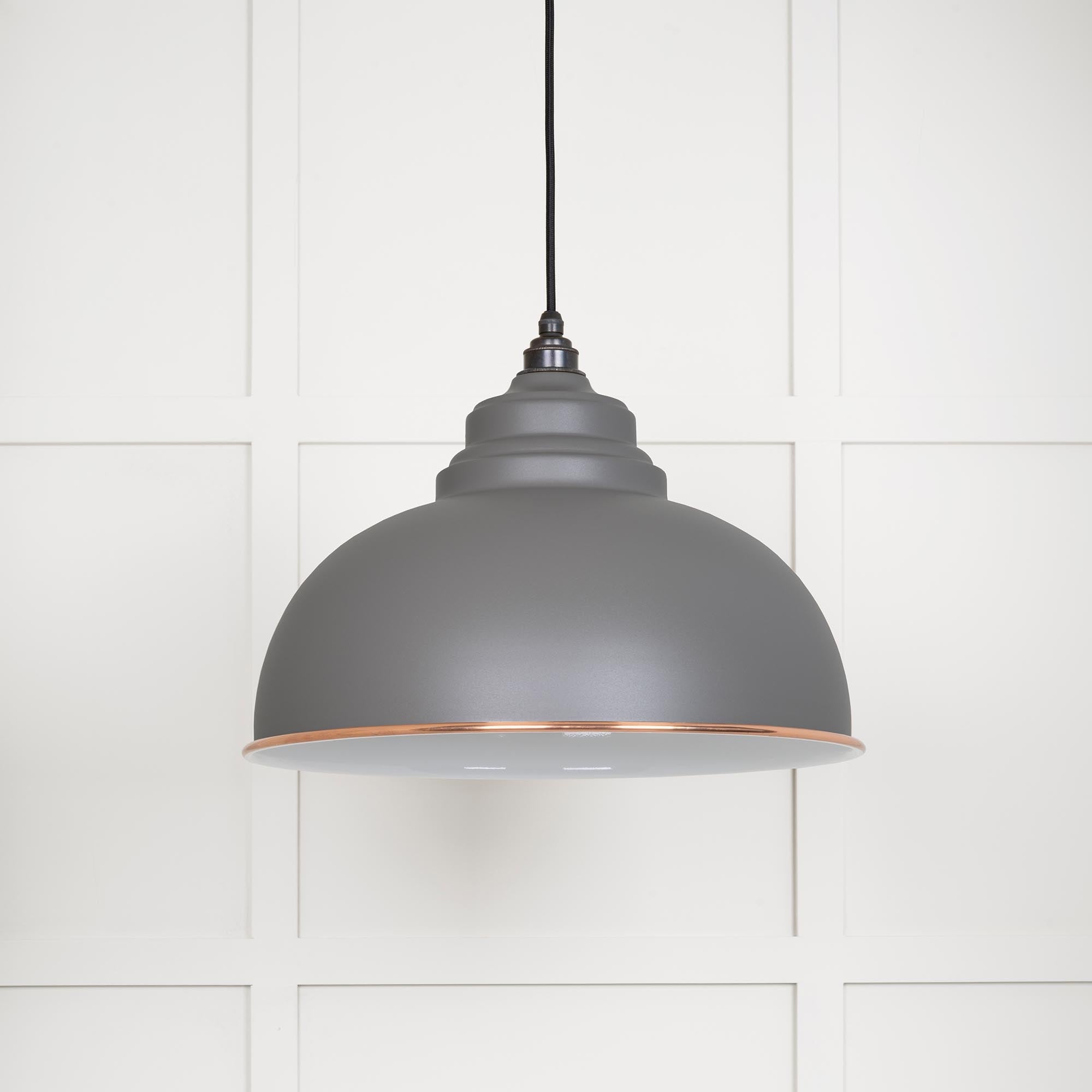 White Gloss Harborne Pendant | Bluff - From The Anvil - EB London