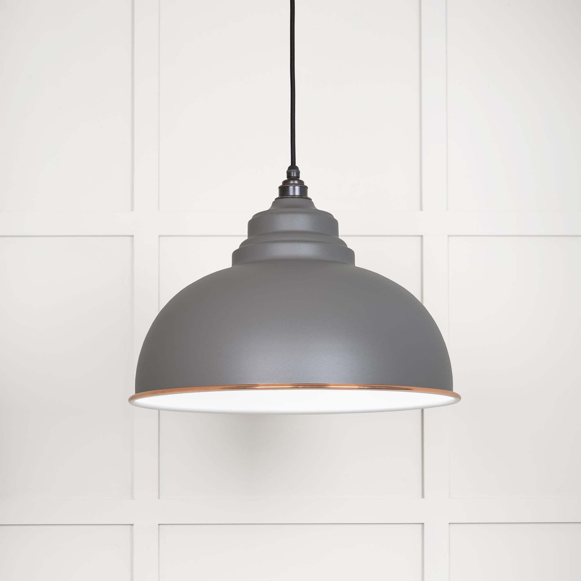 White Gloss Harborne Pendant | Bluff - From The Anvil - EB London