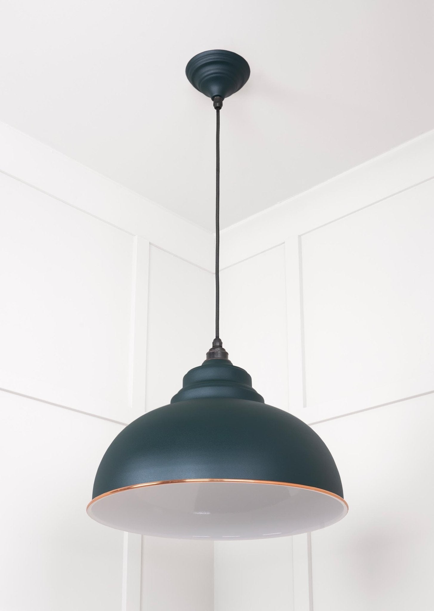 White Gloss Harborne Pendant | Dingle - From The Anvil - EB London
