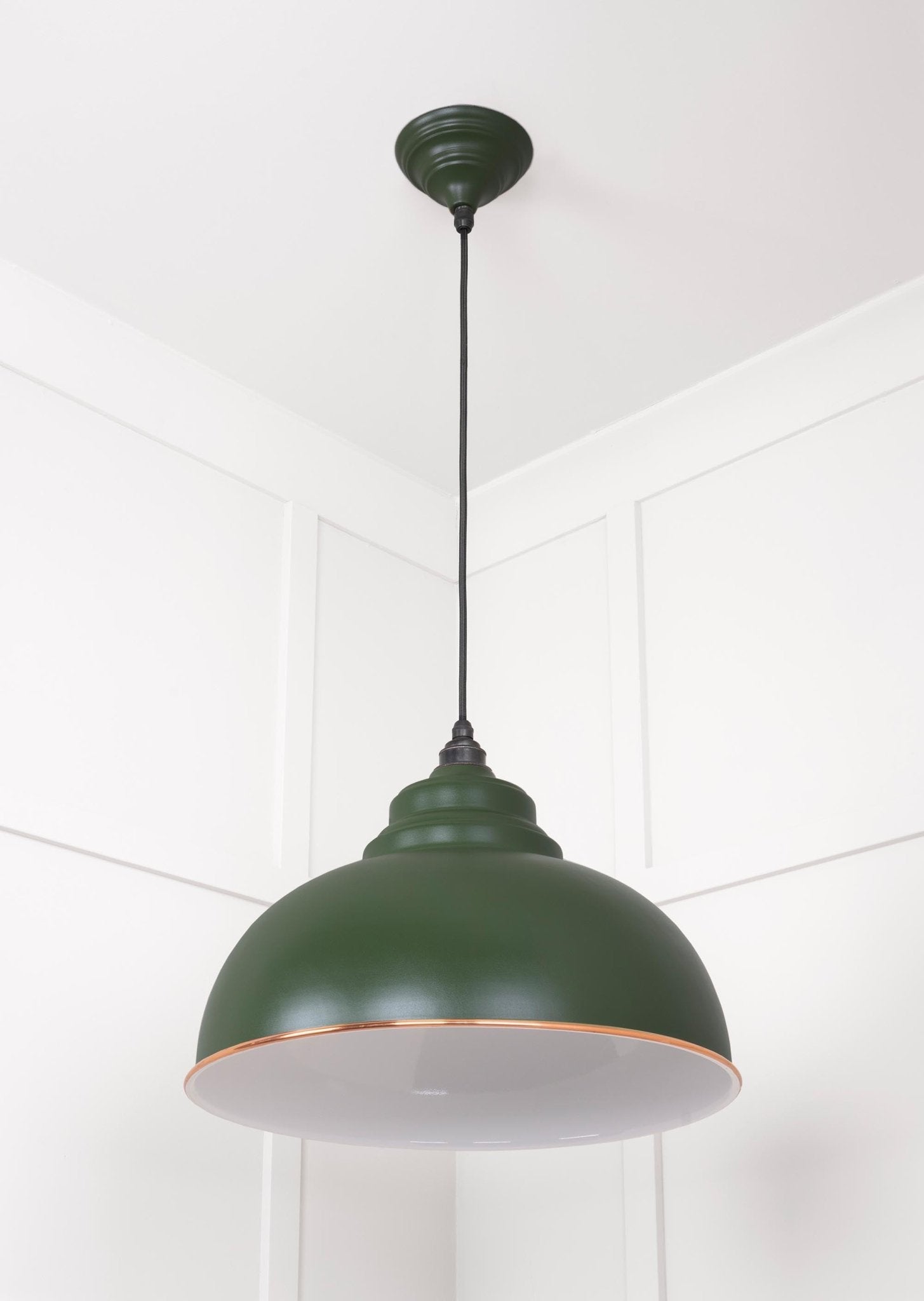 White Gloss Harborne Pendant | Heath - From The Anvil - EB London