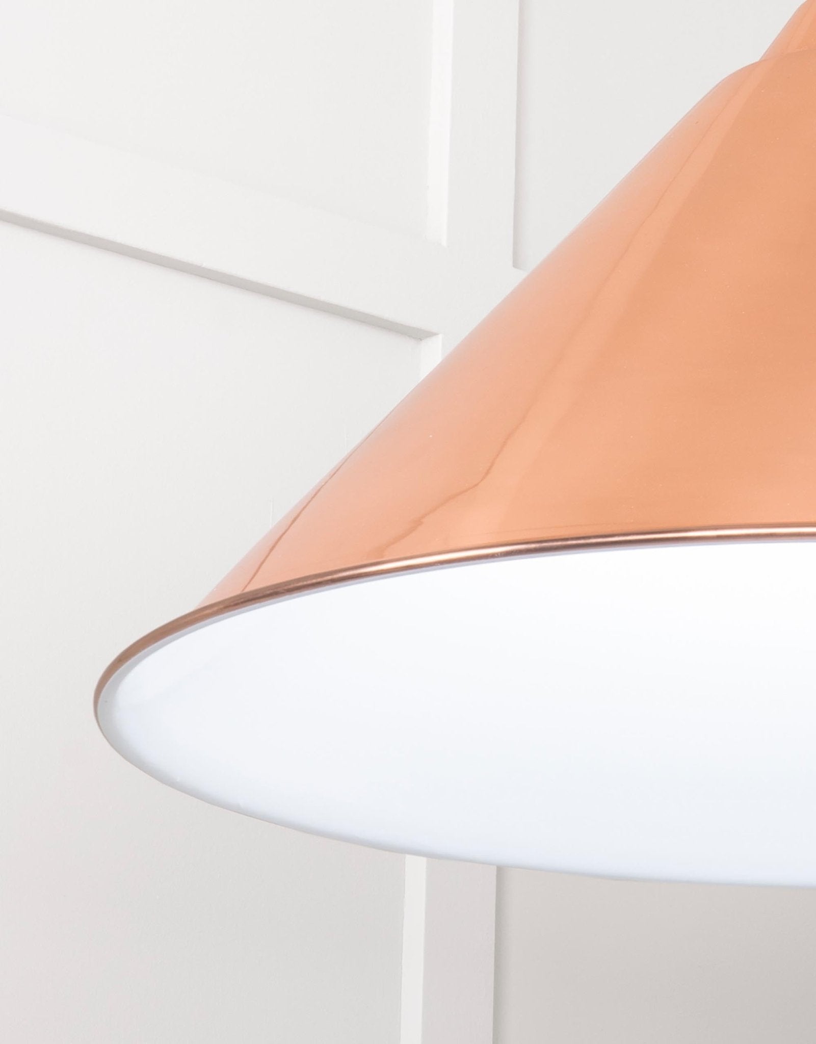 White Gloss Hockley Pendant | Accent Bare - From The Anvil - EB London
