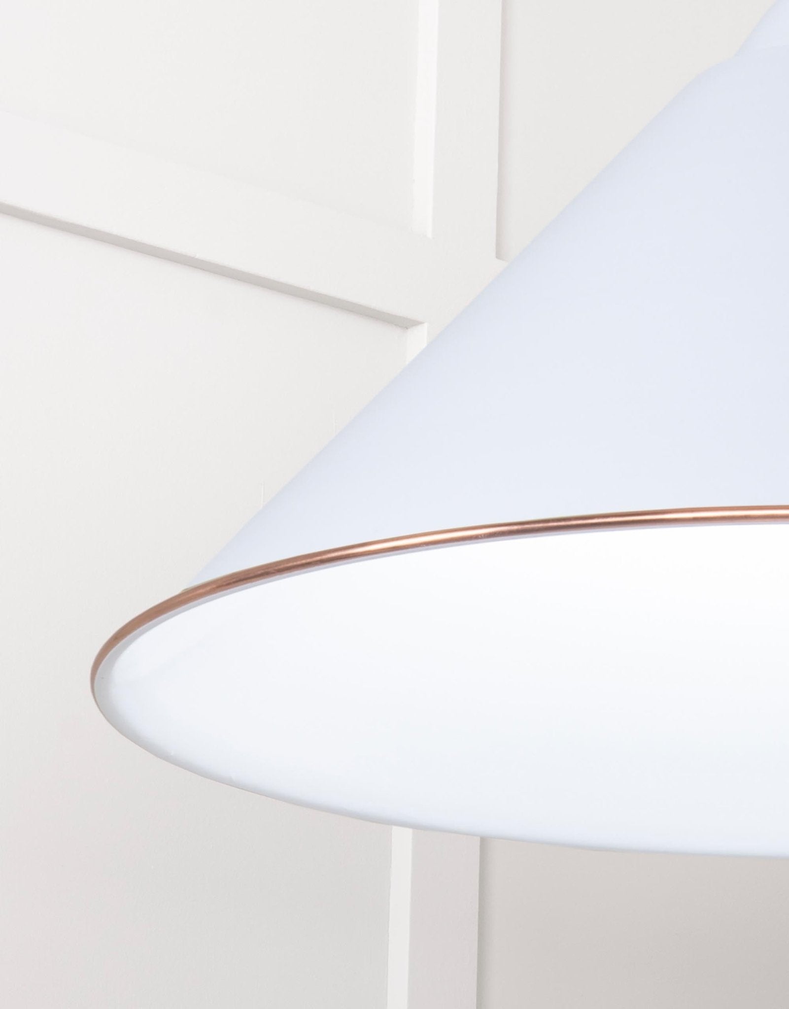 White Gloss Hockley Pendant | Accent Birch - From The Anvil - EB London