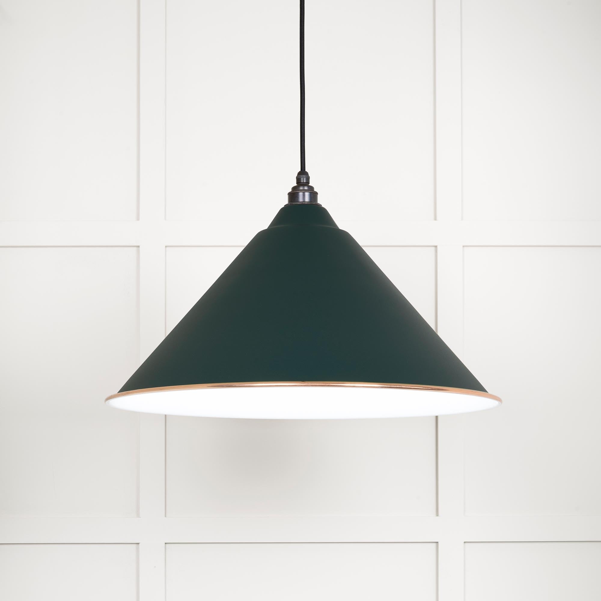 White Gloss Hockley Pendant | Accent Dingle - From The Anvil - EB London