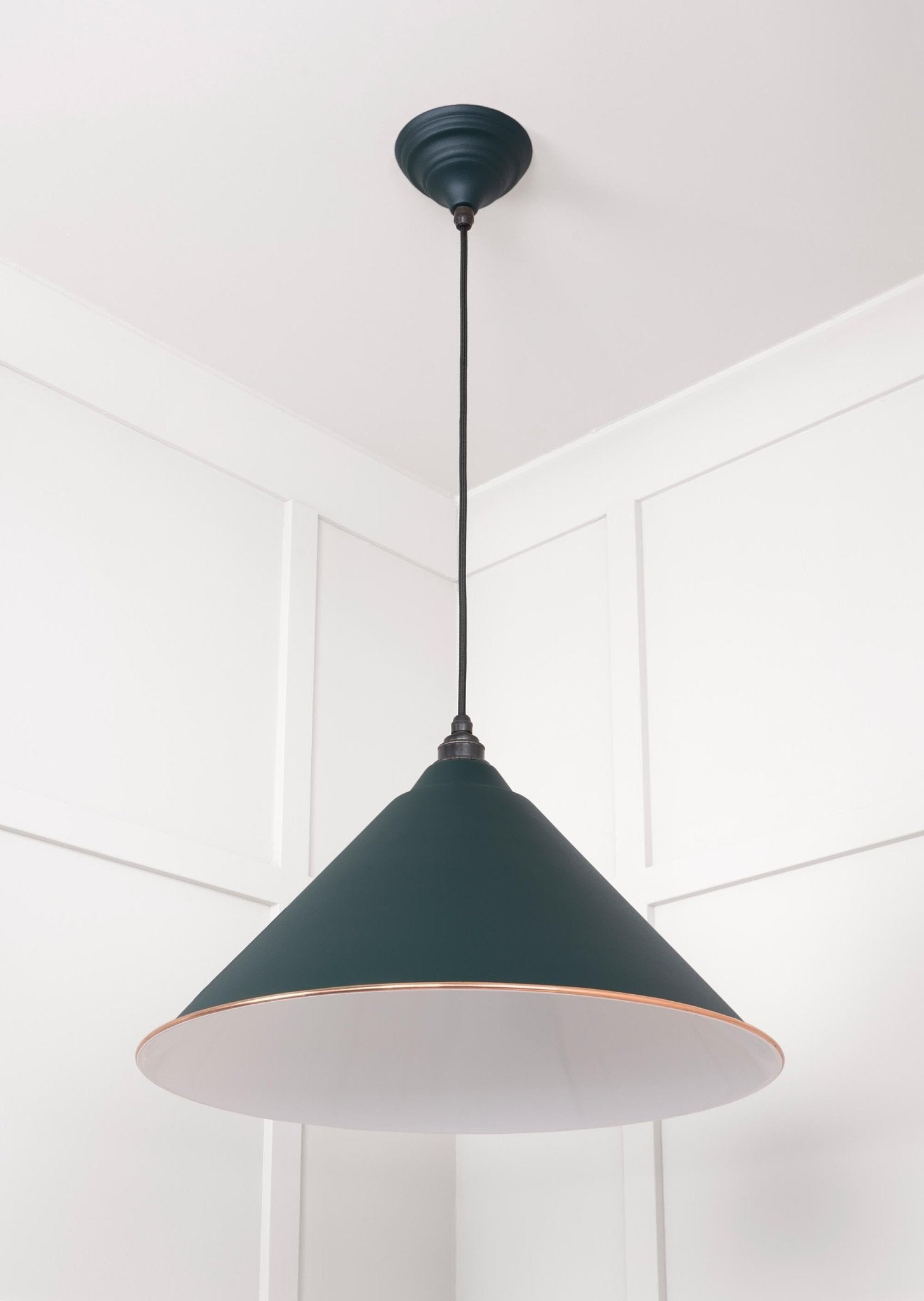 White Gloss Hockley Pendant | Accent Dingle - From The Anvil - EB London