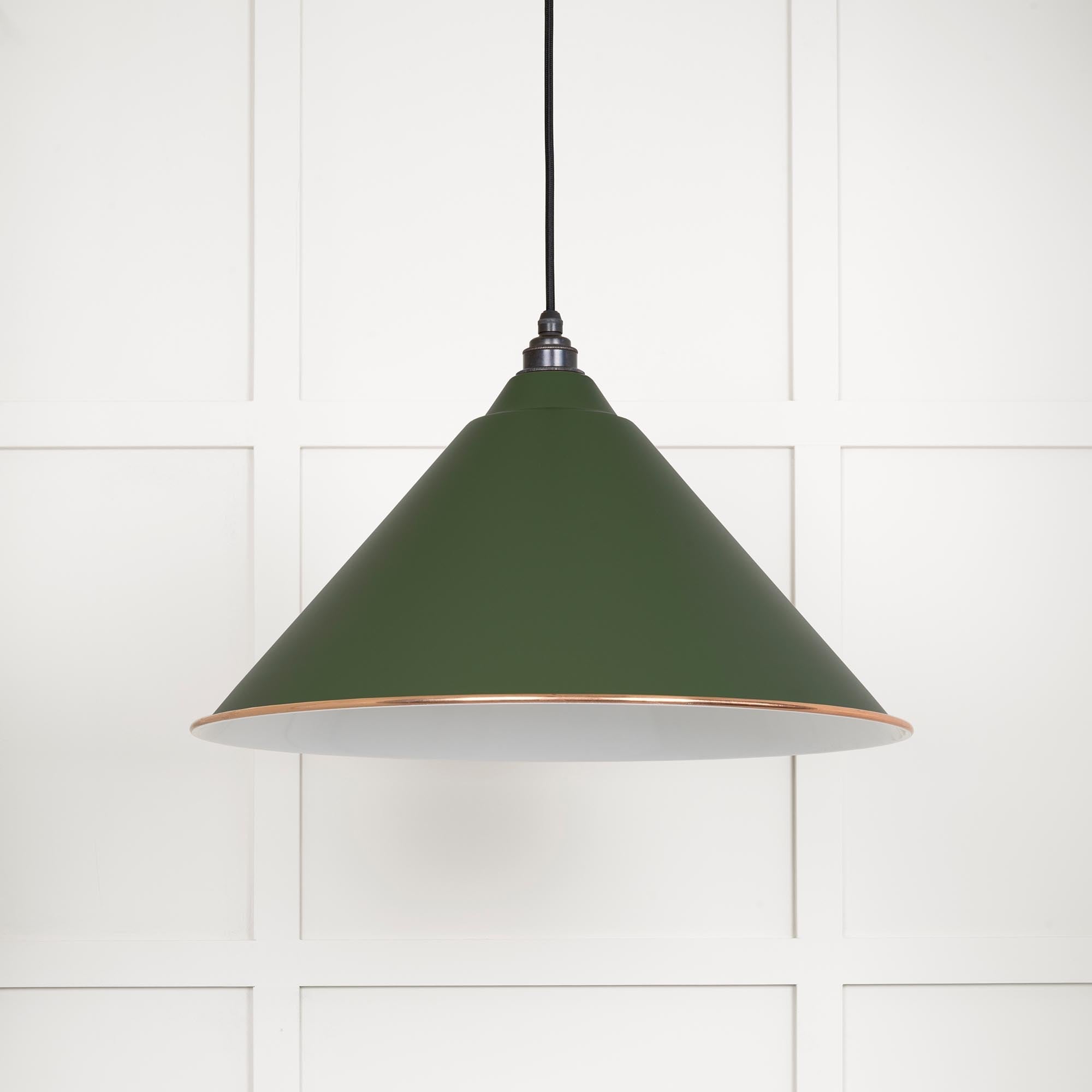 White Gloss Hockley Pendant | Accent Heath - From The Anvil - EB London