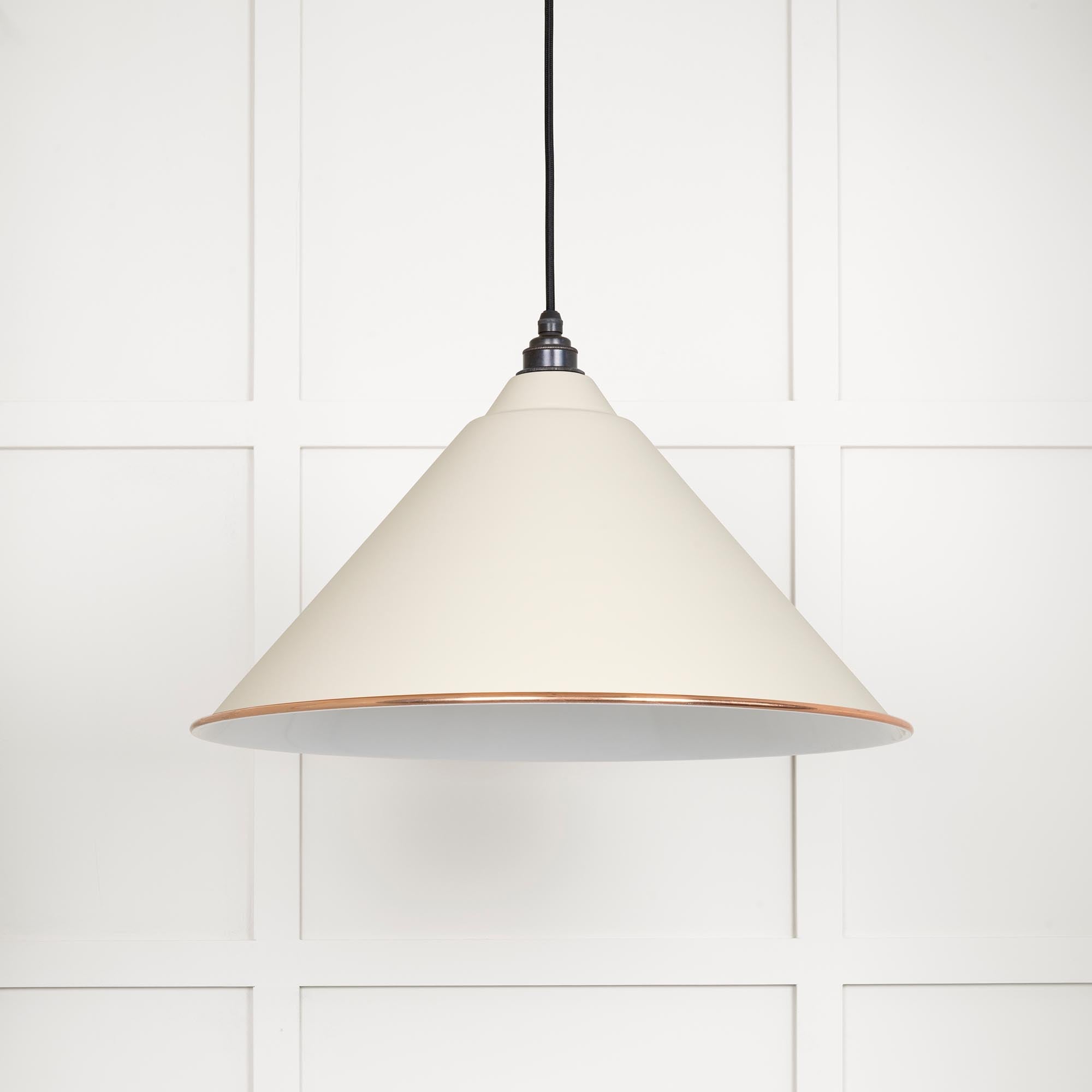 White Gloss Hockley Pendant | Accent Teasel - From The Anvil - EB London