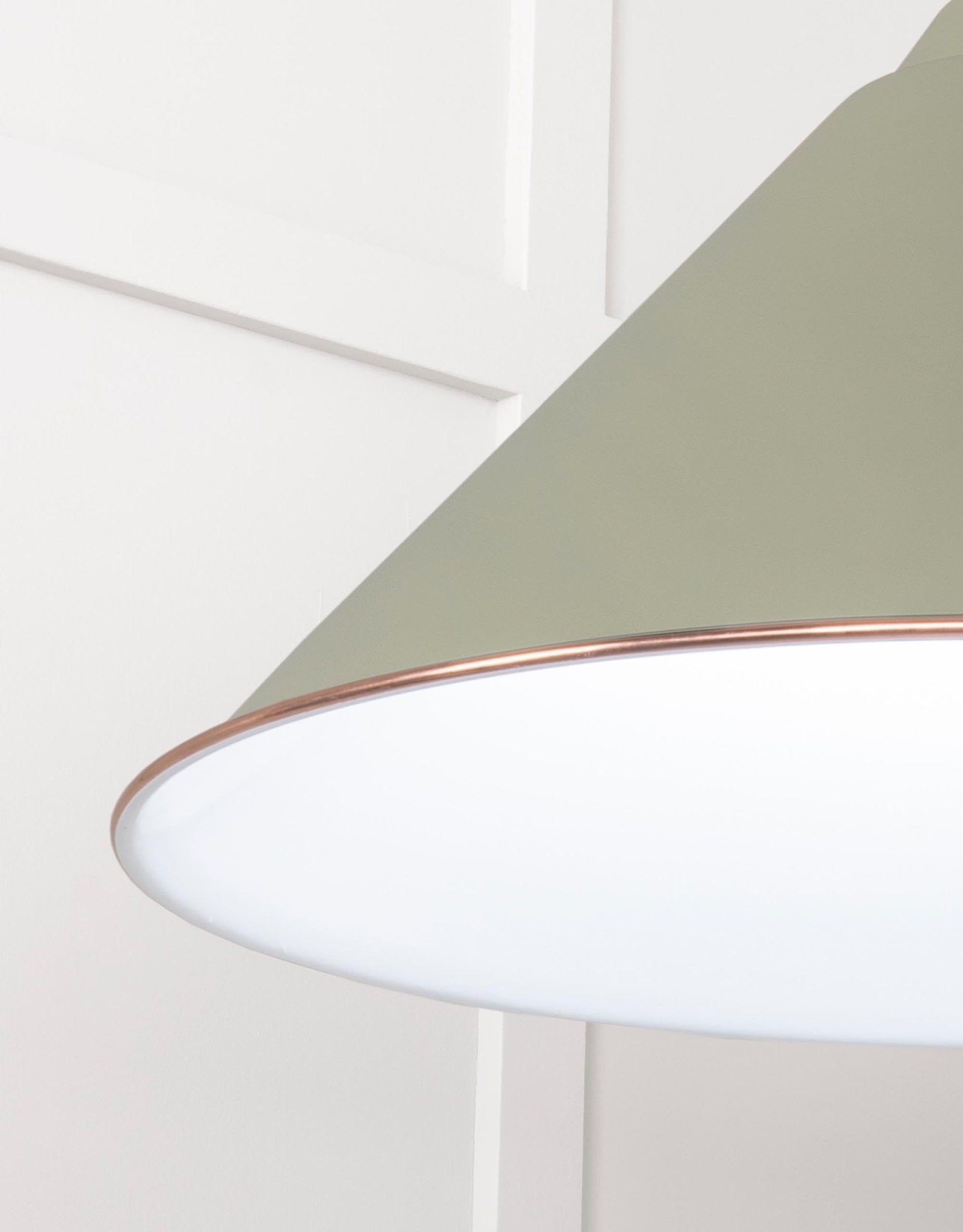 White Gloss Hockley Pendant | Accent Tump - From The Anvil - EB London