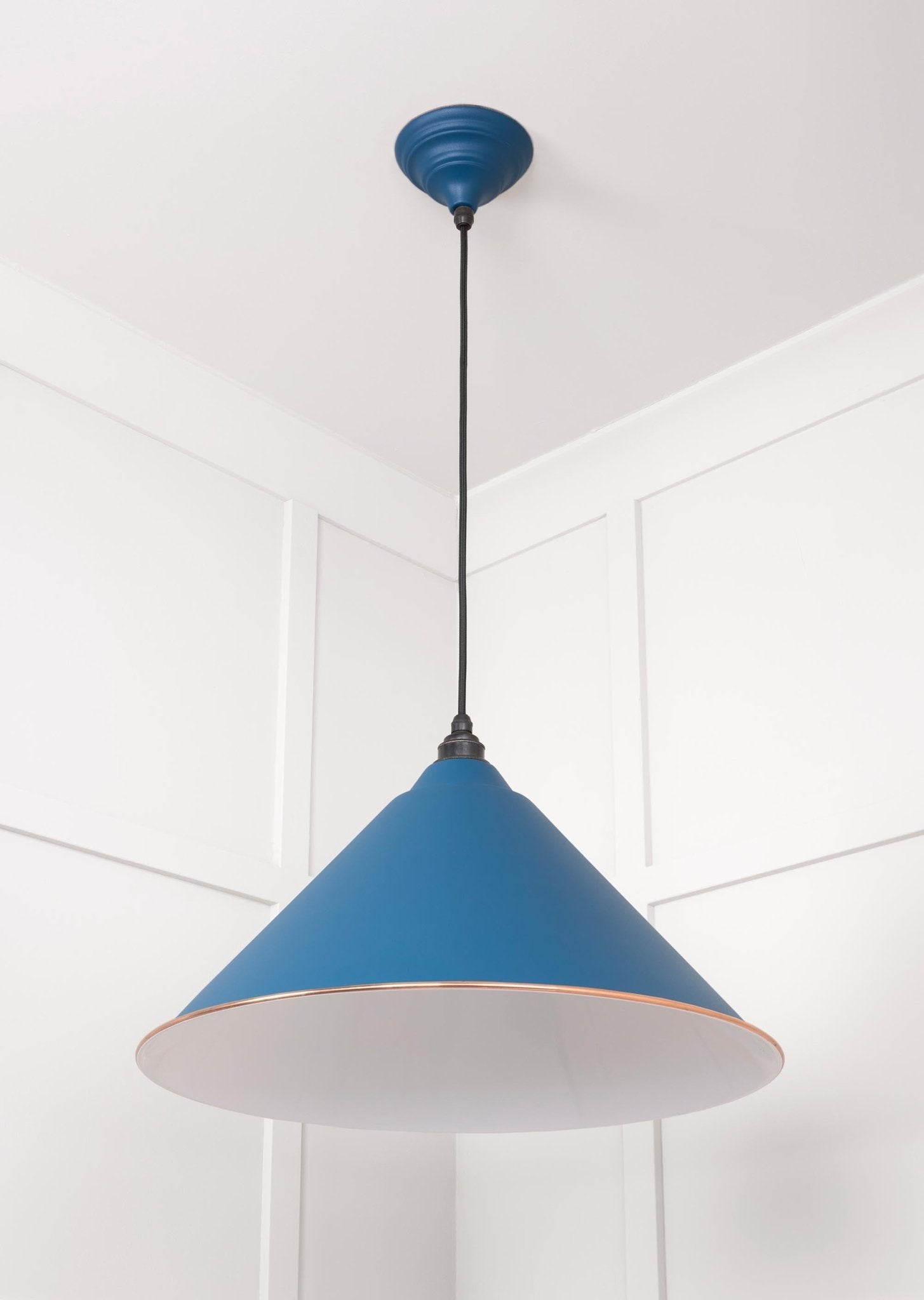 White Gloss Hockley Pendant | Accent Upstream - From The Anvil - EB London