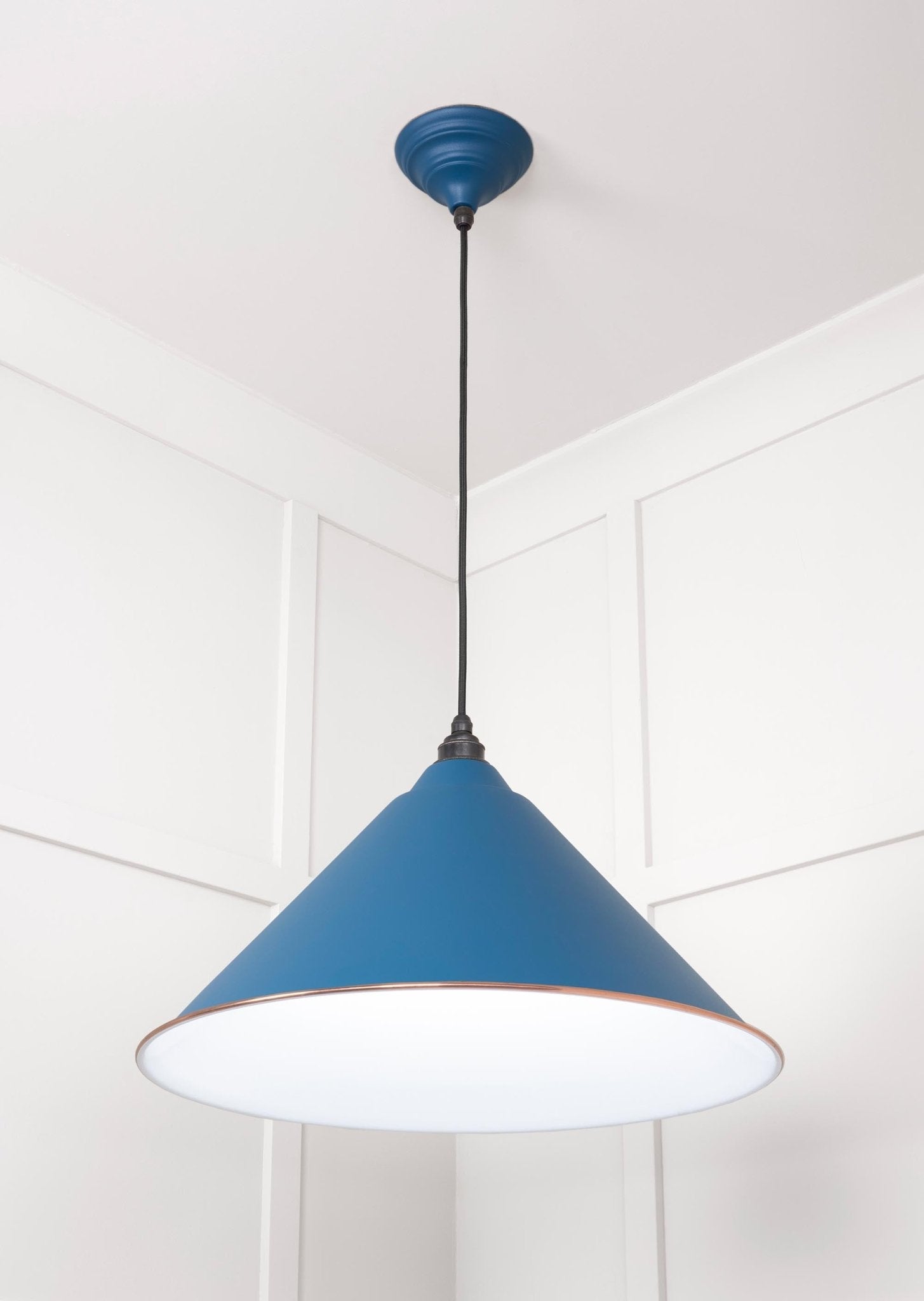 White Gloss Hockley Pendant | Accent Upstream - From The Anvil - EB London