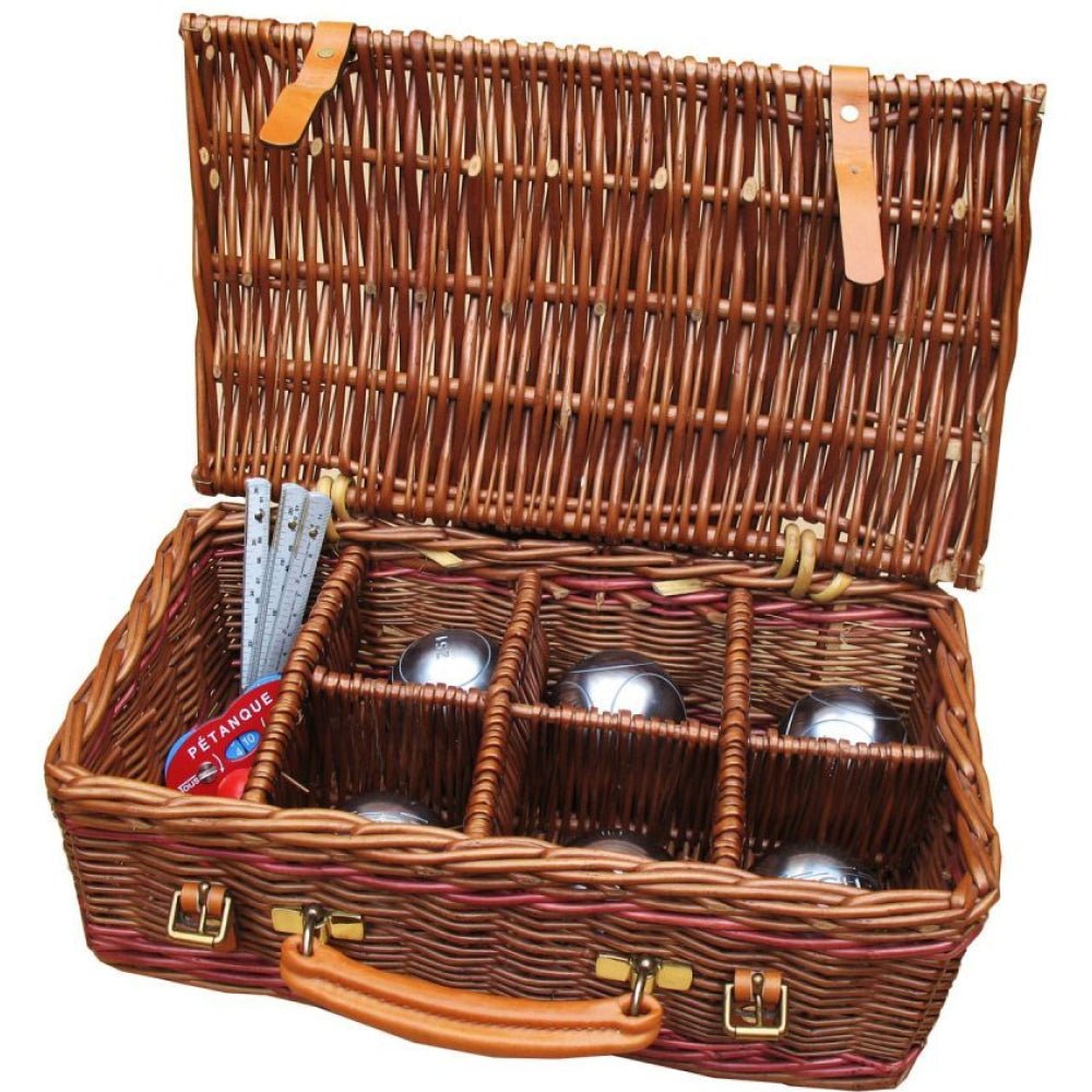 Wicker Boule / Pétanque Set - Geoffery Parker - EB London
