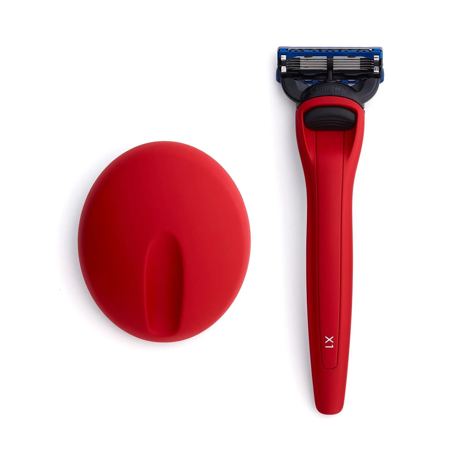 X1 Cooper Red Shaving Kit( Gillette Fusion5 Razor) - Bolin Webb - EB London