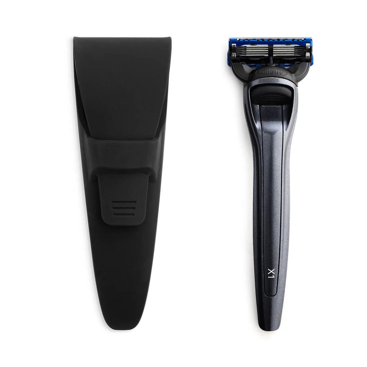 X1 Eiger Grey Shaving Set with Case(Gillette Fusion5 Razor) - Bolin Webb - EB London