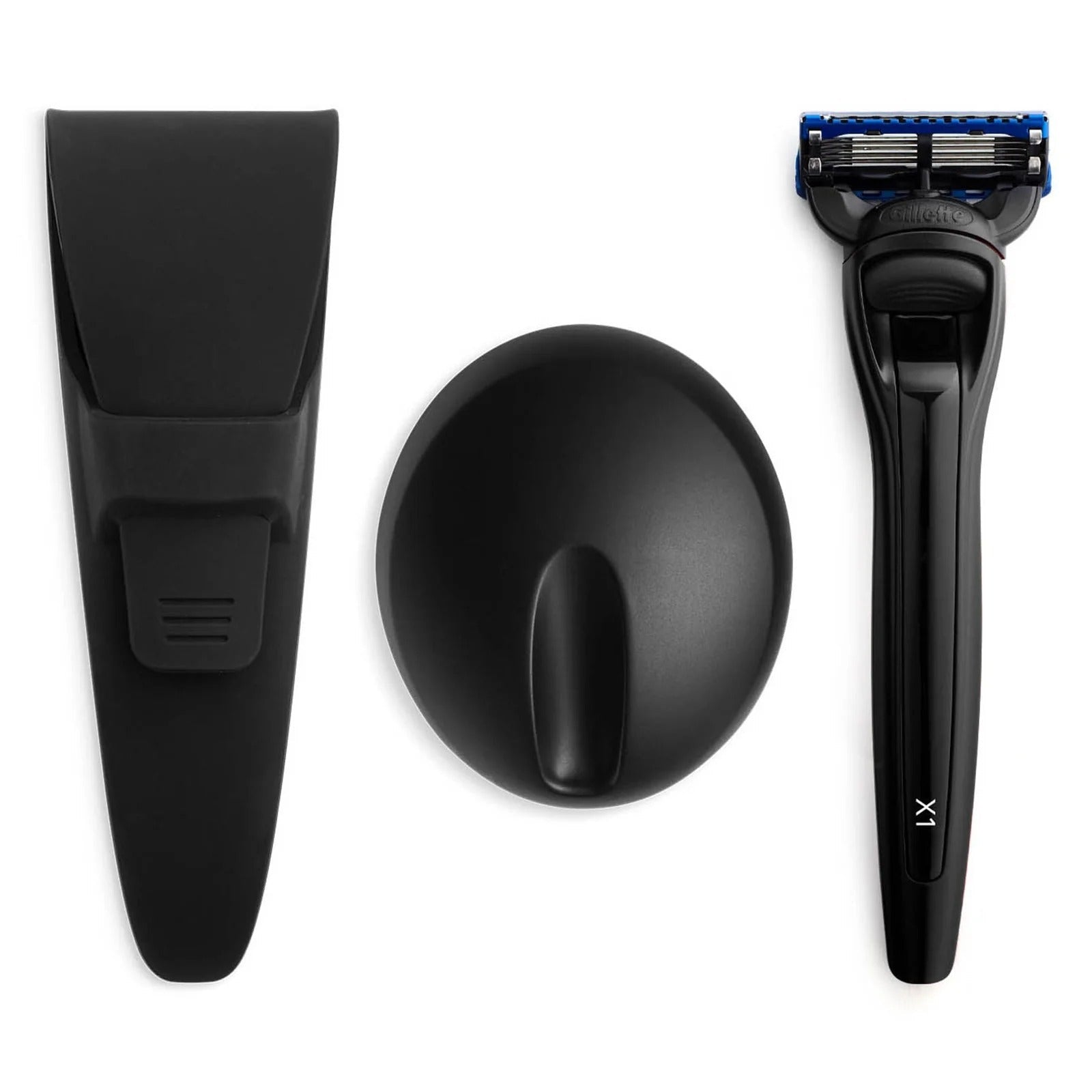X1 Nero Black Shaving Kit(Gillette Fusion5 Razor) - Bolin Webb - EB London