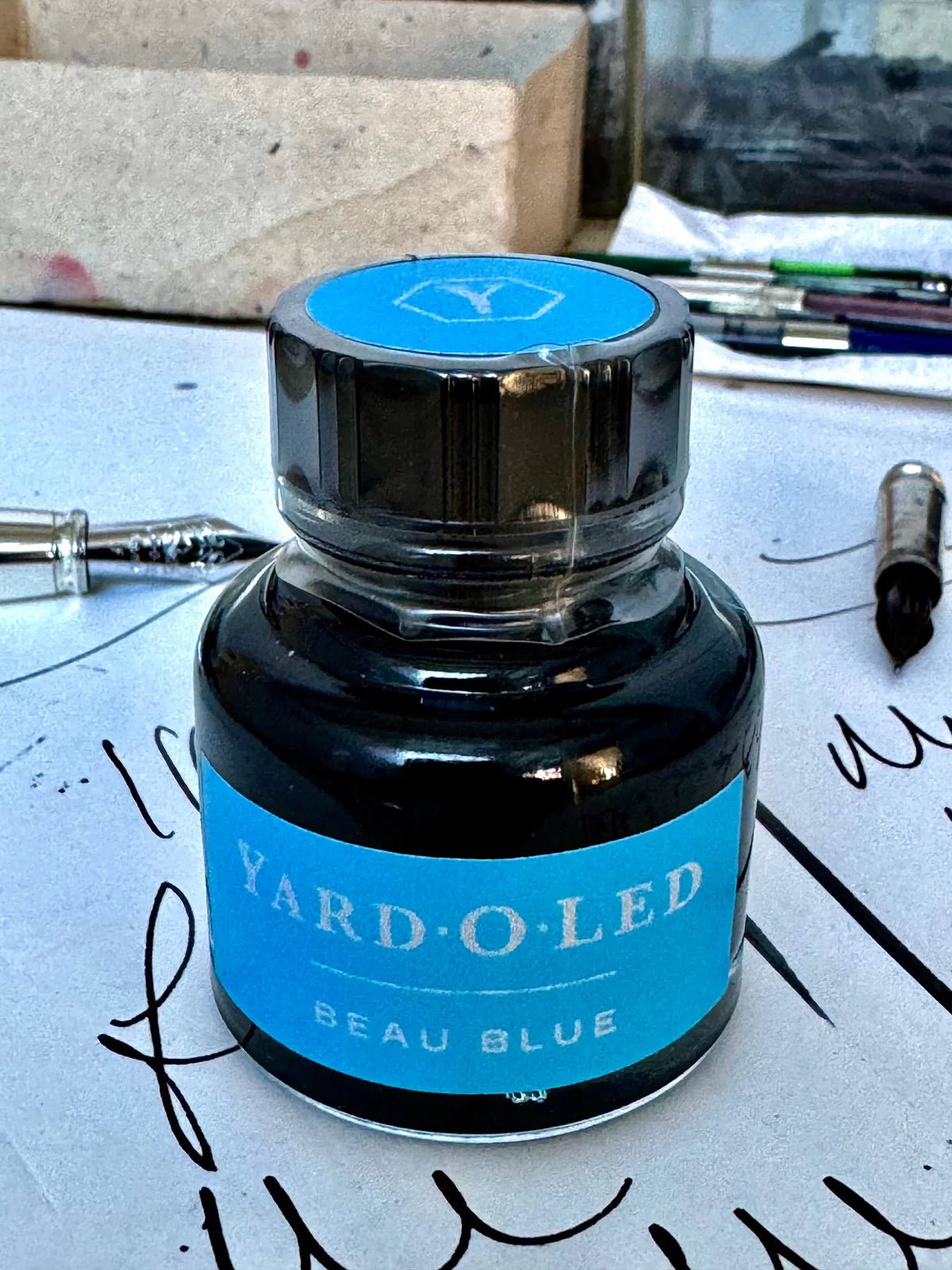 Yard-O-Led - Beau Blue Fountain Pen Ink 30ml - EB London