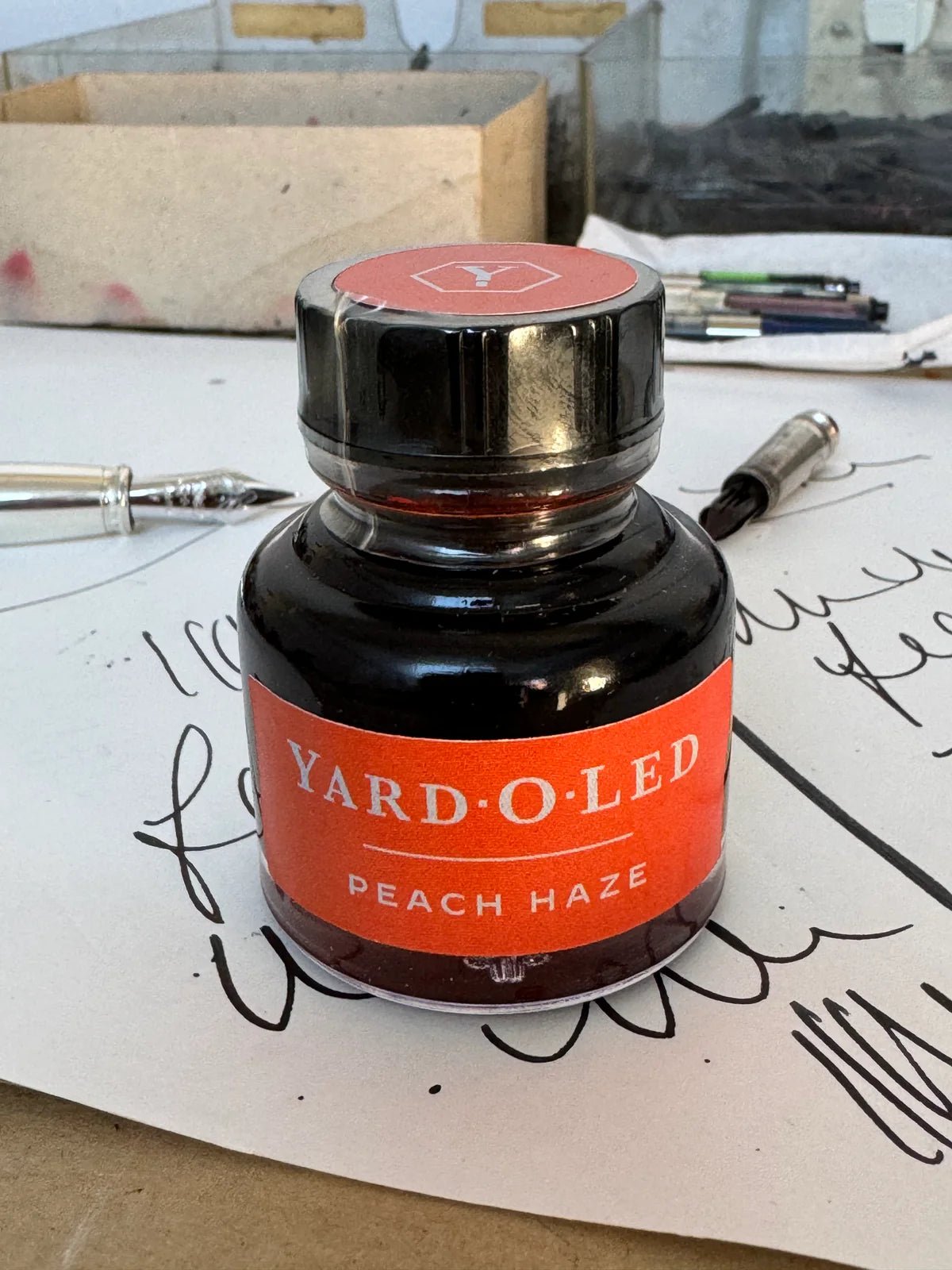 Yard-O-Led - Peach Haze Fountain Pen Ink 30ml - EB London
