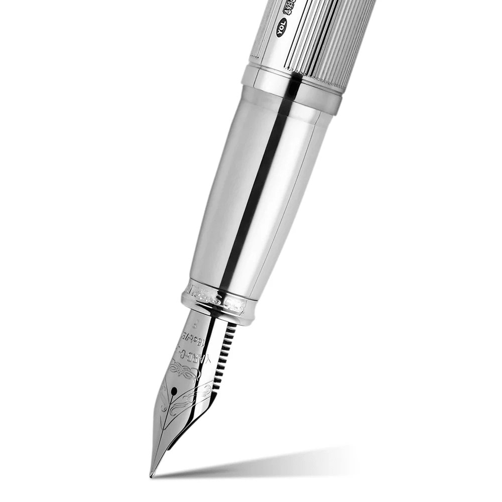 Yard - O - Led - Pinstripe 72 Grand Sterling Silver Fountain Pen - EB London