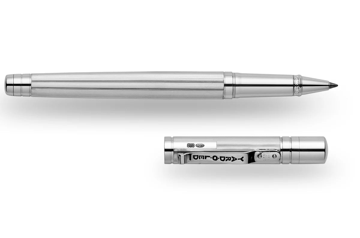 Yard-O-Led - The Pinstripe 72 Sterling Silver Standard Rollerball - EB London